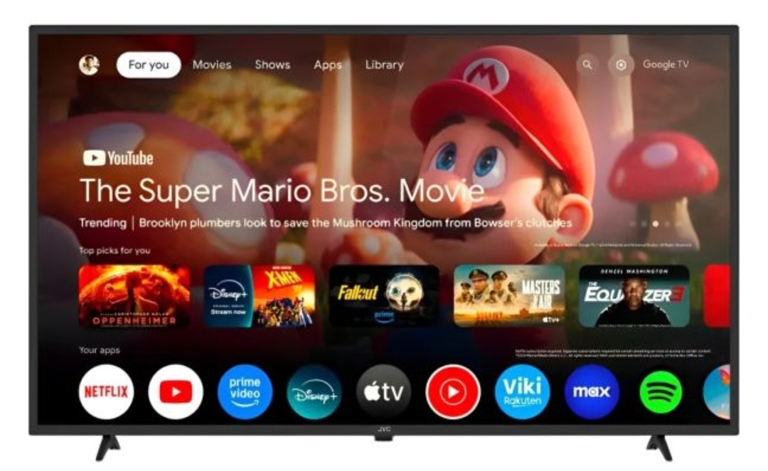 Tv Smart LED JVC LT43KM348 43" Full HD Google TV